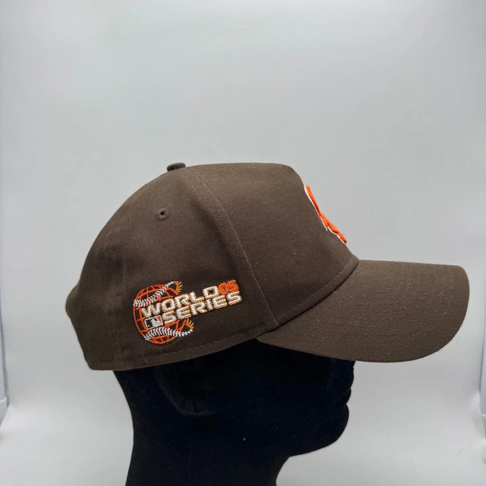 New Era Chicago White Sox 9FORTY Snapback Hat Brown 1906 World‎ Series Patch MLB
